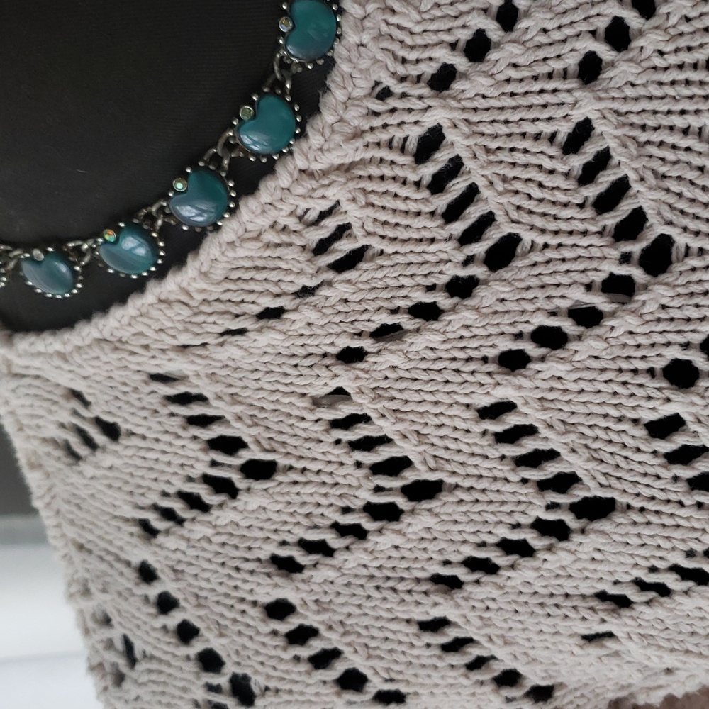 Crochet Crop Sweater - Picture 2 of 6